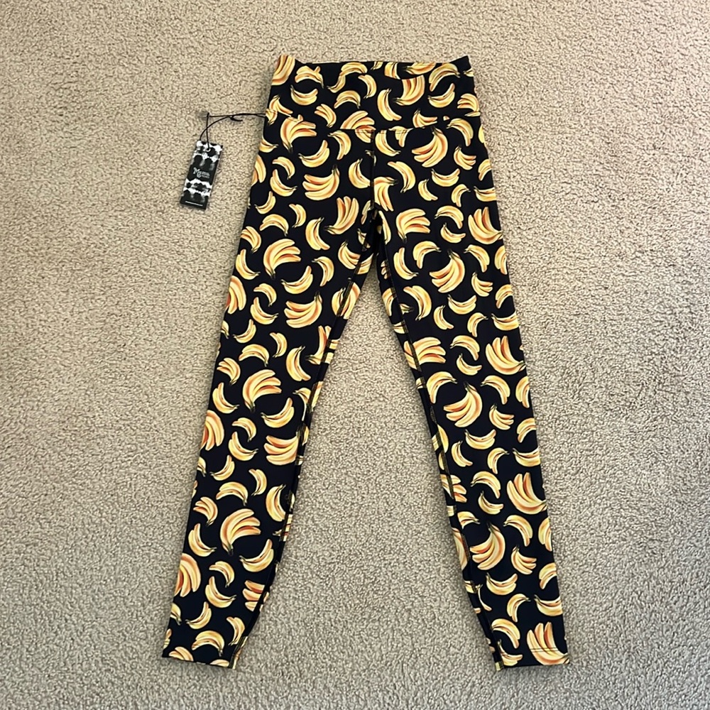 MUMU banana print leggins